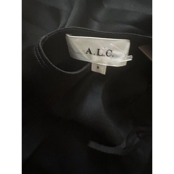 - NWT A.L.C. Annex Black Classy Midi Slip Dress Size 8 $395 - Picture 4 of 9